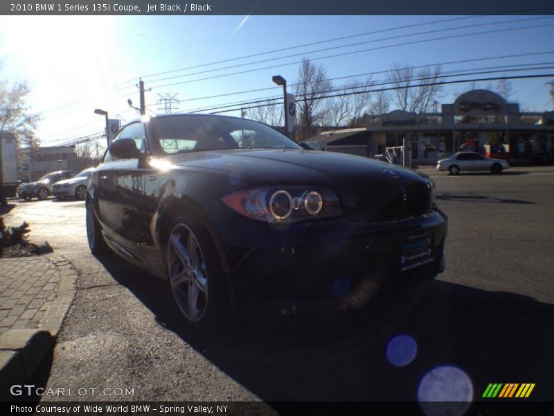 Jet Black / Black 2010 BMW 1 Series 135i Coupe