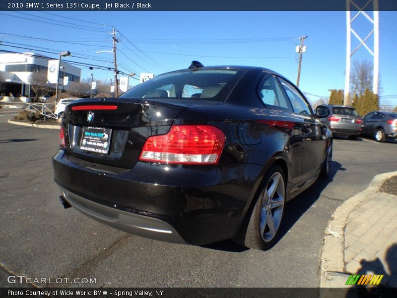 Jet Black / Black 2010 BMW 1 Series 135i Coupe