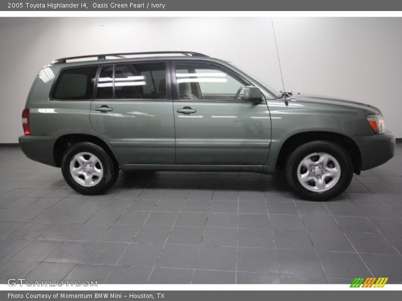 Oasis Green Pearl / Ivory 2005 Toyota Highlander I4