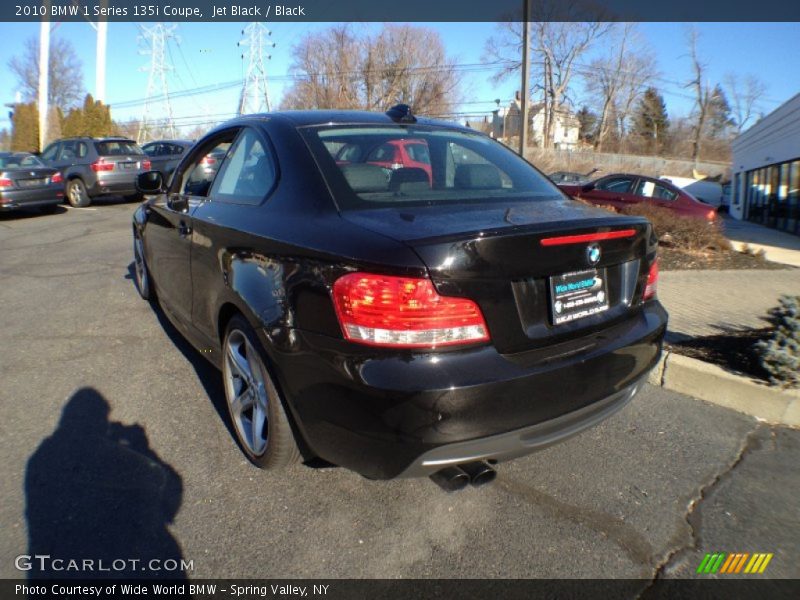 Jet Black / Black 2010 BMW 1 Series 135i Coupe