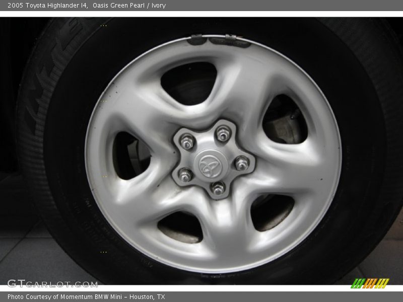 Oasis Green Pearl / Ivory 2005 Toyota Highlander I4