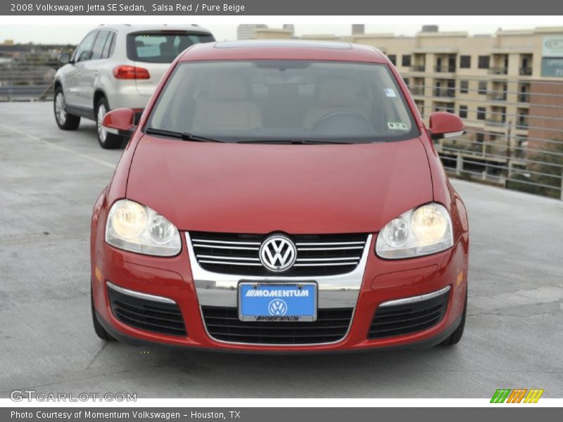 Salsa Red / Pure Beige 2008 Volkswagen Jetta SE Sedan