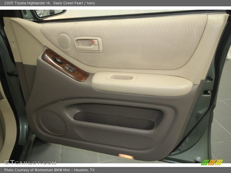 Oasis Green Pearl / Ivory 2005 Toyota Highlander I4