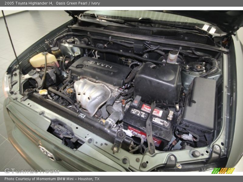 Oasis Green Pearl / Ivory 2005 Toyota Highlander I4