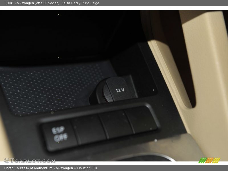Salsa Red / Pure Beige 2008 Volkswagen Jetta SE Sedan