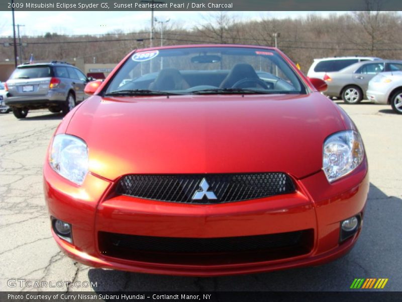 Sunset Pearlescent Pearl / Dark Charcoal 2009 Mitsubishi Eclipse Spyder GS