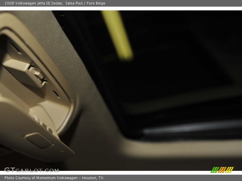 Salsa Red / Pure Beige 2008 Volkswagen Jetta SE Sedan