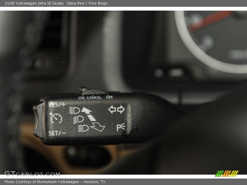 Salsa Red / Pure Beige 2008 Volkswagen Jetta SE Sedan