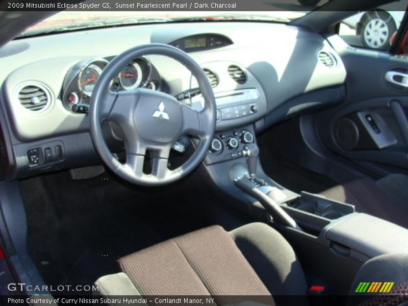 Sunset Pearlescent Pearl / Dark Charcoal 2009 Mitsubishi Eclipse Spyder GS