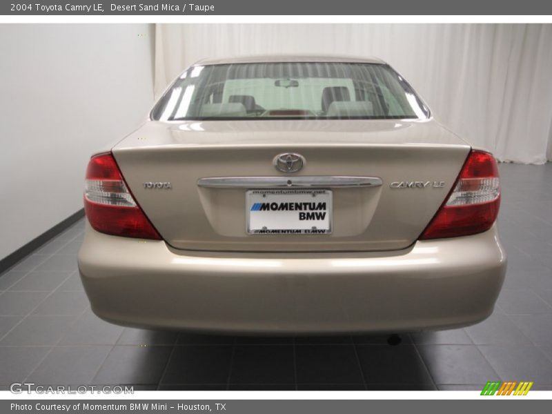 Desert Sand Mica / Taupe 2004 Toyota Camry LE