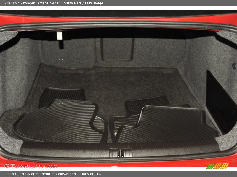 Salsa Red / Pure Beige 2008 Volkswagen Jetta SE Sedan