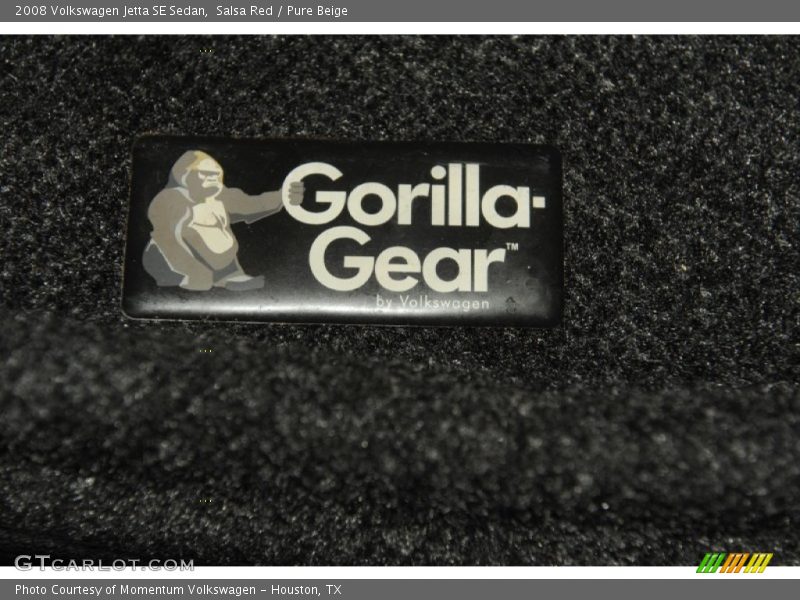 Salsa Red / Pure Beige 2008 Volkswagen Jetta SE Sedan