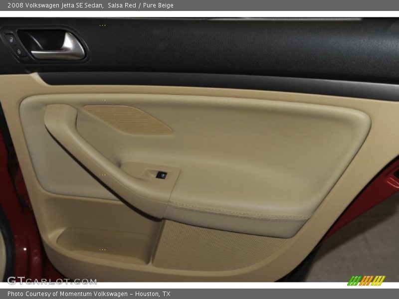 Salsa Red / Pure Beige 2008 Volkswagen Jetta SE Sedan