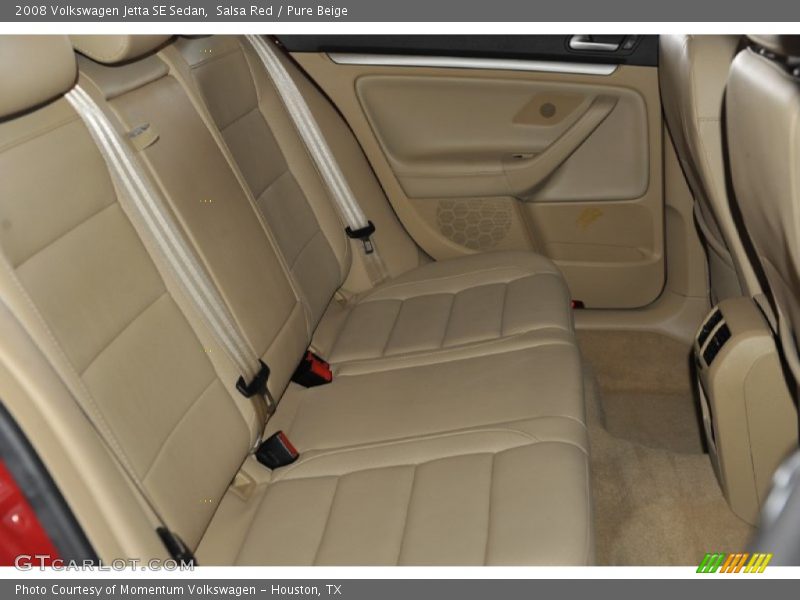 Salsa Red / Pure Beige 2008 Volkswagen Jetta SE Sedan