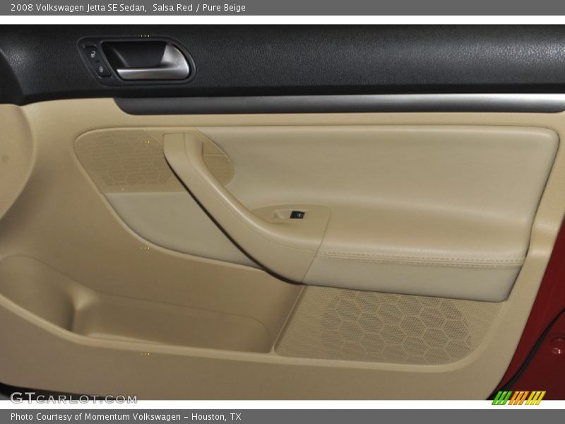 Salsa Red / Pure Beige 2008 Volkswagen Jetta SE Sedan