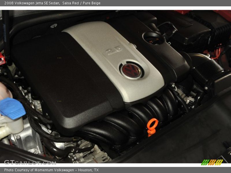 Salsa Red / Pure Beige 2008 Volkswagen Jetta SE Sedan