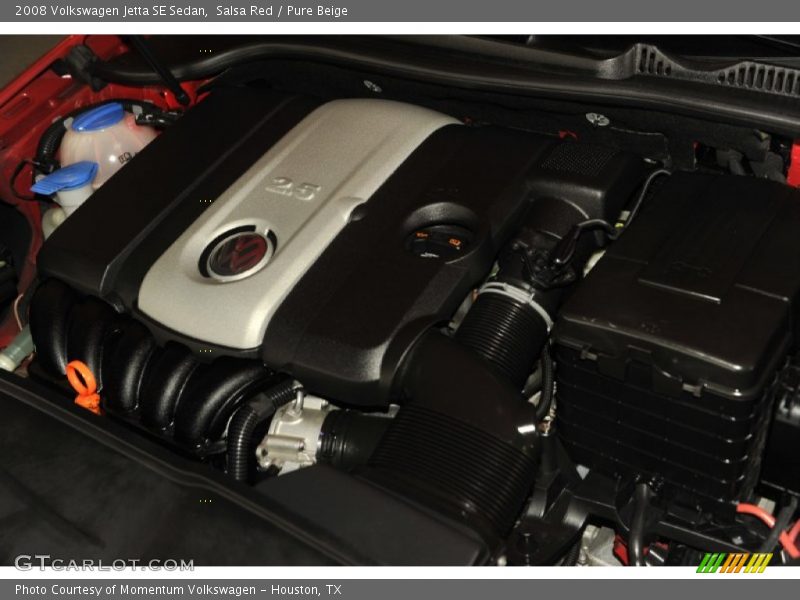 Salsa Red / Pure Beige 2008 Volkswagen Jetta SE Sedan