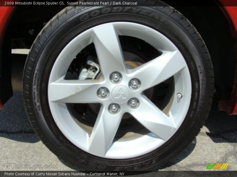 Sunset Pearlescent Pearl / Dark Charcoal 2009 Mitsubishi Eclipse Spyder GS