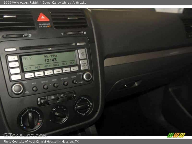 Candy White / Anthracite 2009 Volkswagen Rabbit 4 Door