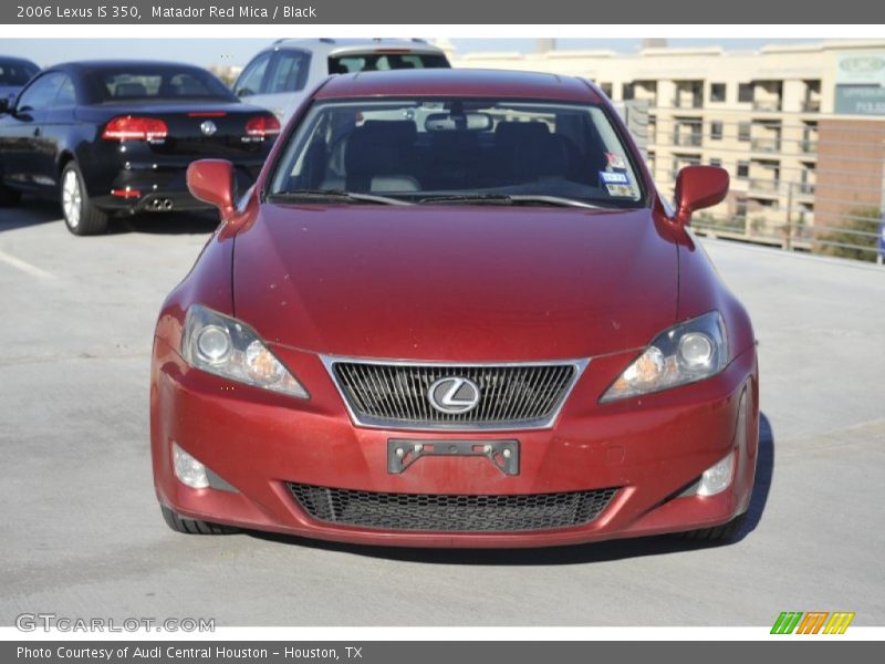 Matador Red Mica / Black 2006 Lexus IS 350