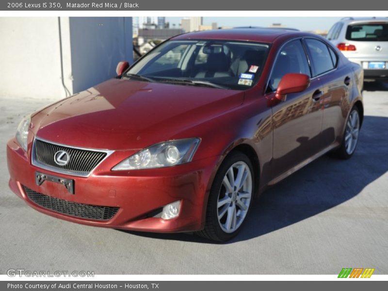 Matador Red Mica / Black 2006 Lexus IS 350