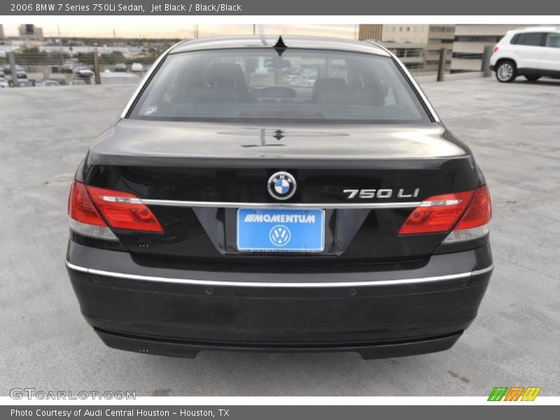 Jet Black / Black/Black 2006 BMW 7 Series 750Li Sedan