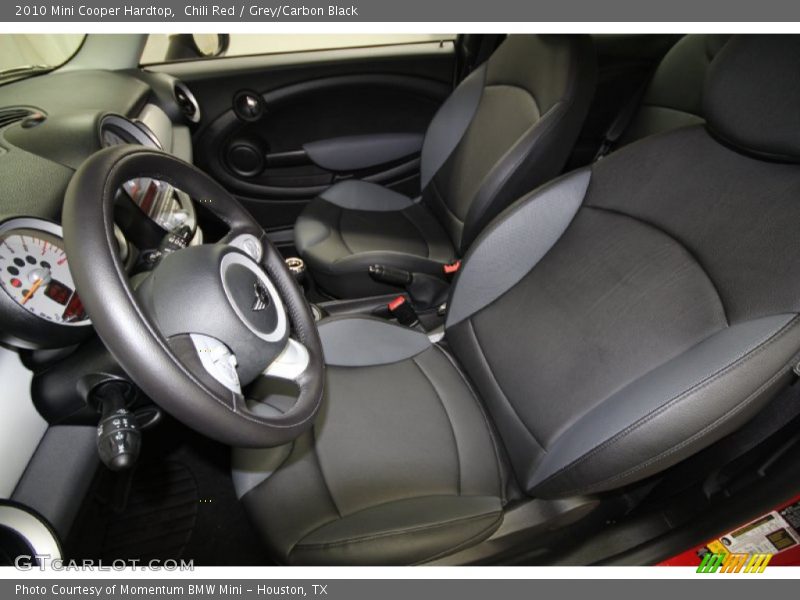 Chili Red / Grey/Carbon Black 2010 Mini Cooper Hardtop