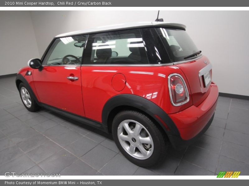 Chili Red / Grey/Carbon Black 2010 Mini Cooper Hardtop