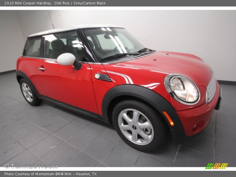 Chili Red / Grey/Carbon Black 2010 Mini Cooper Hardtop