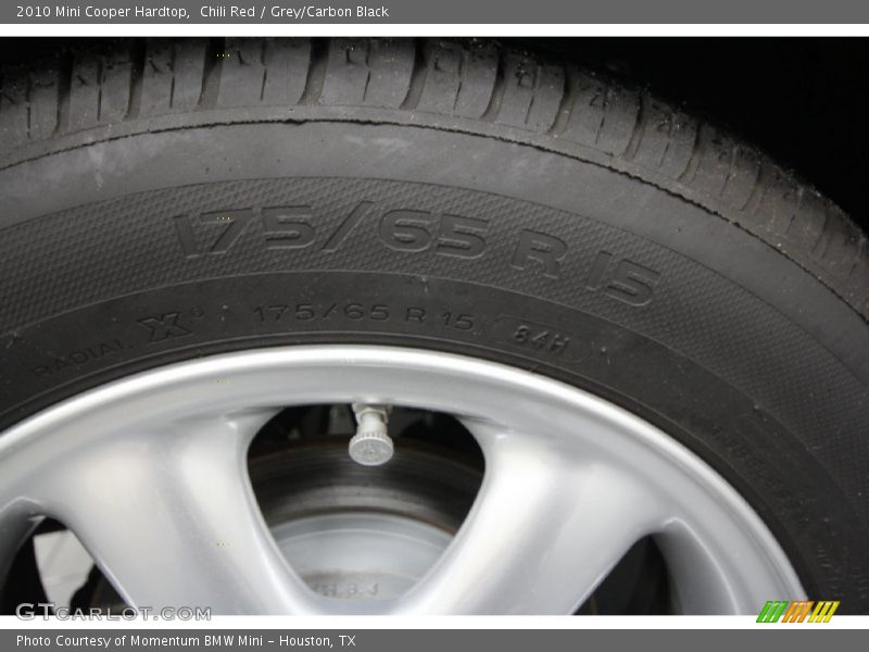 Chili Red / Grey/Carbon Black 2010 Mini Cooper Hardtop