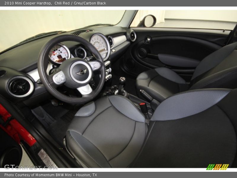 Chili Red / Grey/Carbon Black 2010 Mini Cooper Hardtop