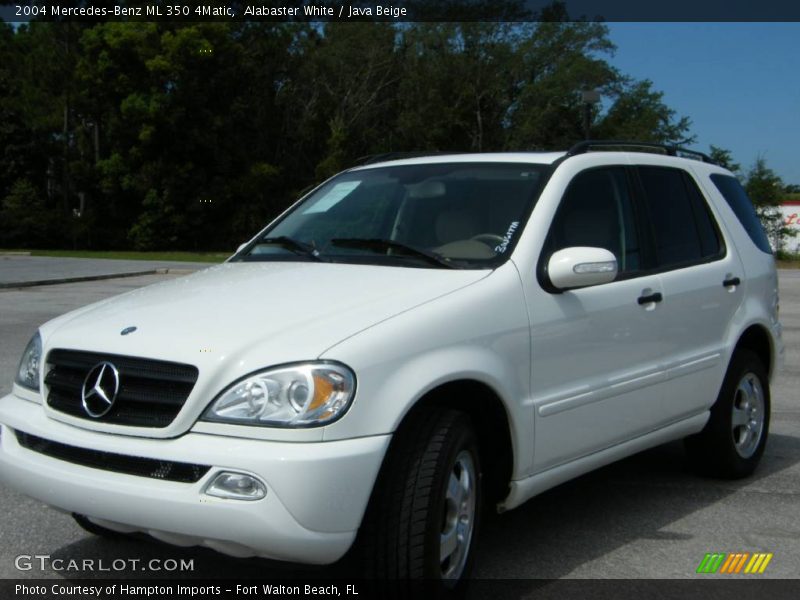 Alabaster White / Java Beige 2004 Mercedes-Benz ML 350 4Matic