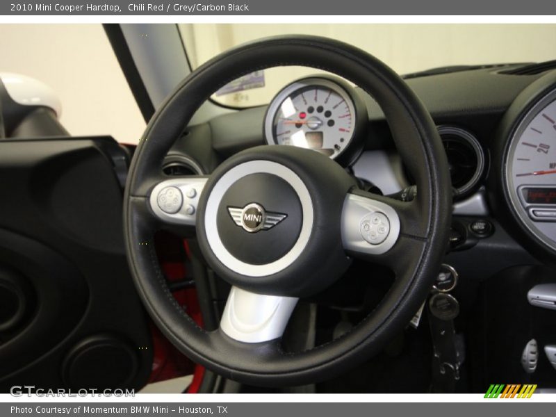 Chili Red / Grey/Carbon Black 2010 Mini Cooper Hardtop