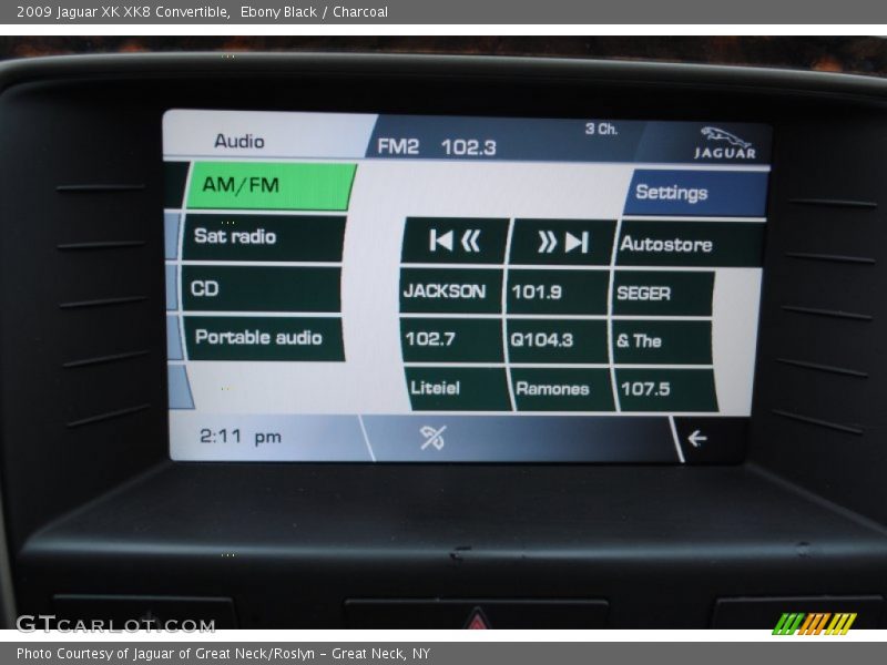 Ebony Black / Charcoal 2009 Jaguar XK XK8 Convertible