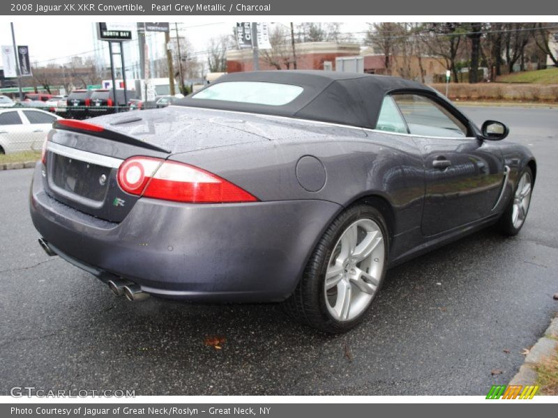 Pearl Grey Metallic / Charcoal 2008 Jaguar XK XKR Convertible