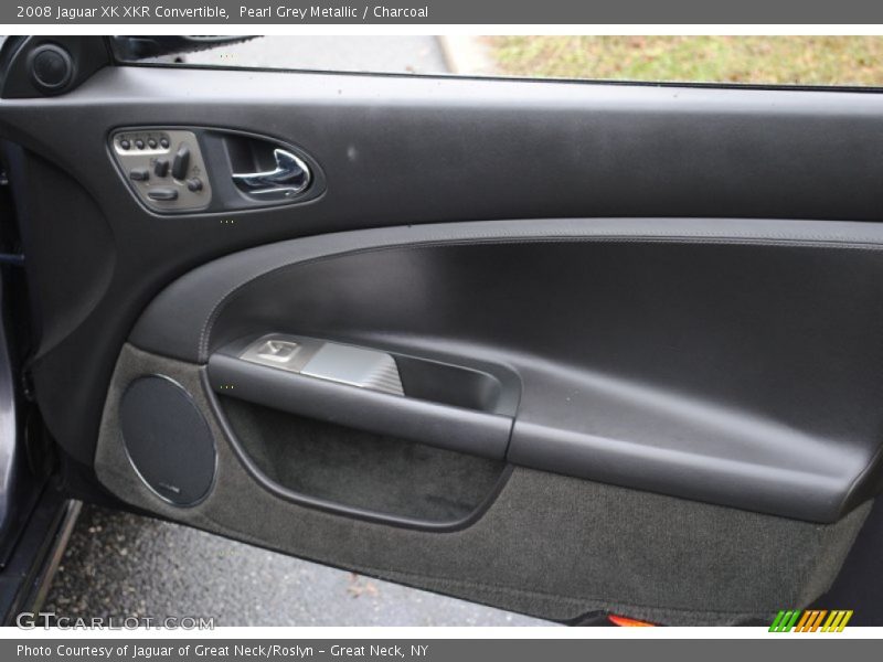 Pearl Grey Metallic / Charcoal 2008 Jaguar XK XKR Convertible