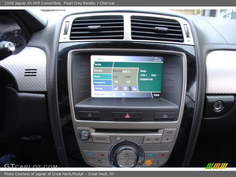 Pearl Grey Metallic / Charcoal 2008 Jaguar XK XKR Convertible
