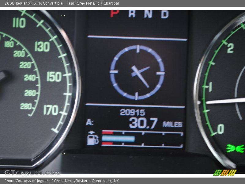 Pearl Grey Metallic / Charcoal 2008 Jaguar XK XKR Convertible