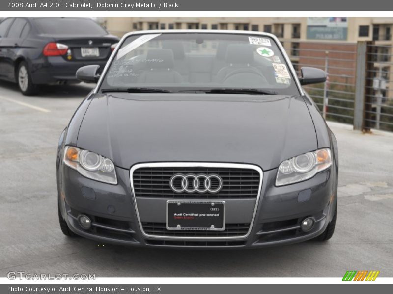 Dolphin Grey Metallic / Black 2008 Audi A4 2.0T Cabriolet