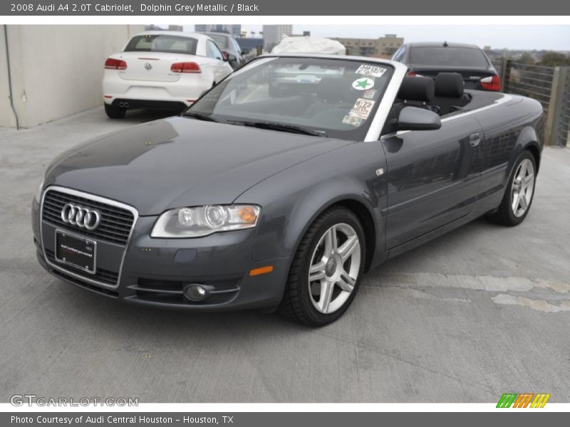Dolphin Grey Metallic / Black 2008 Audi A4 2.0T Cabriolet