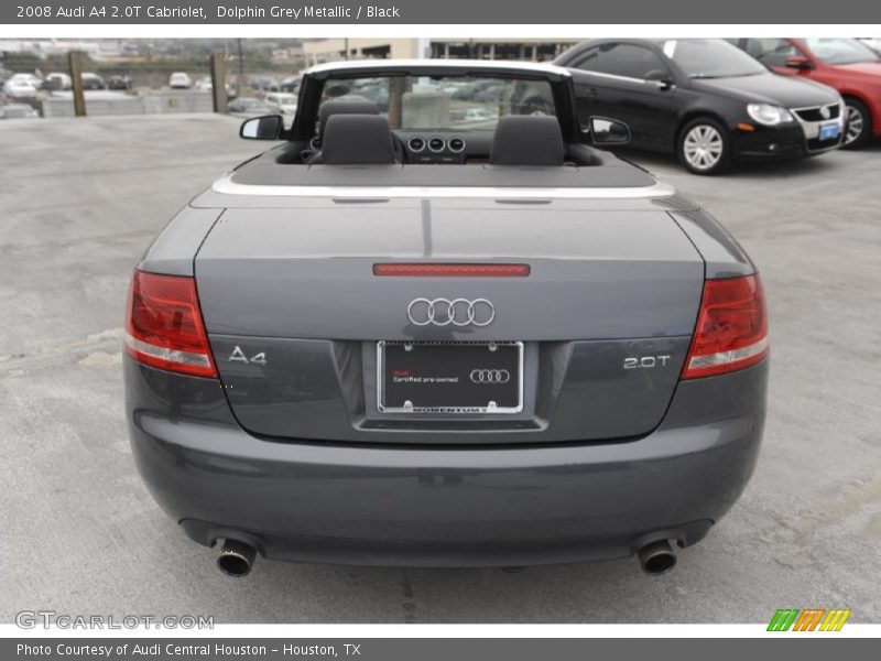 Dolphin Grey Metallic / Black 2008 Audi A4 2.0T Cabriolet