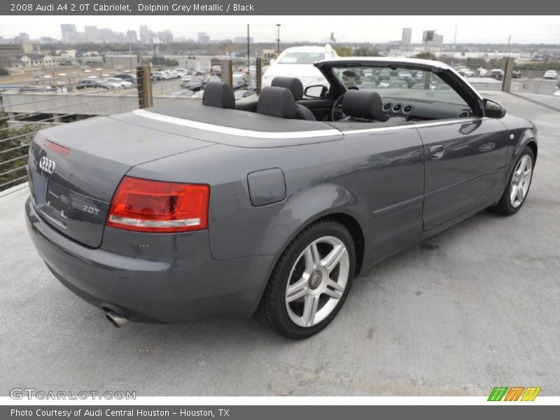 Dolphin Grey Metallic / Black 2008 Audi A4 2.0T Cabriolet