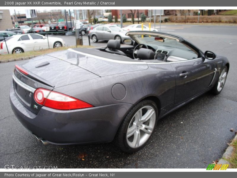 Pearl Grey Metallic / Charcoal 2008 Jaguar XK XKR Convertible