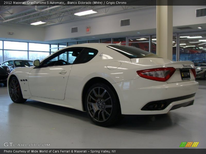 Bianco Eldorado (White) / Grigio Chrono 2012 Maserati GranTurismo S Automatic