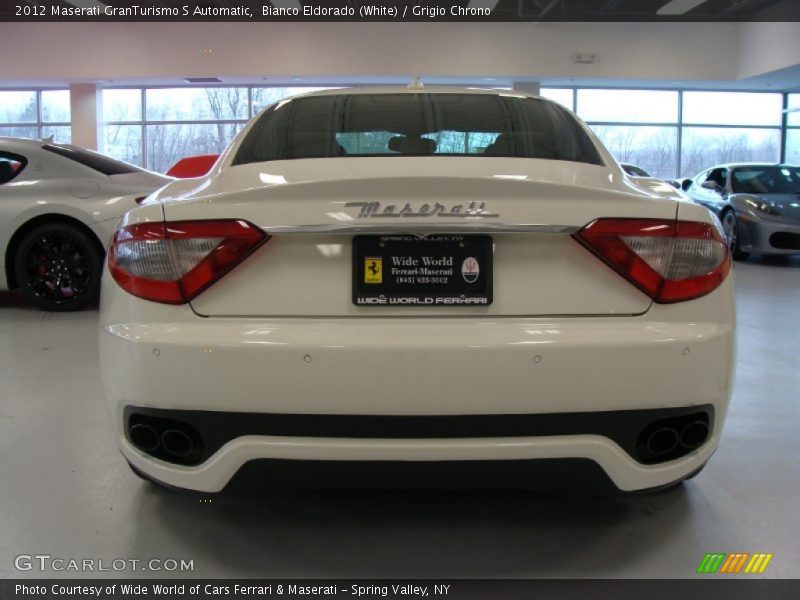 Bianco Eldorado (White) / Grigio Chrono 2012 Maserati GranTurismo S Automatic