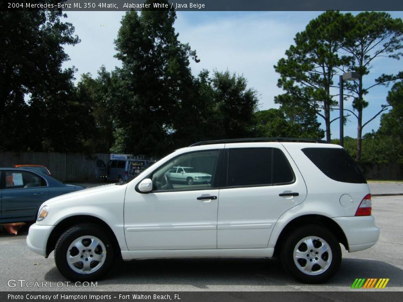 Alabaster White / Java Beige 2004 Mercedes-Benz ML 350 4Matic