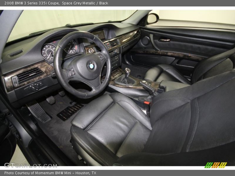 Space Grey Metallic / Black 2008 BMW 3 Series 335i Coupe