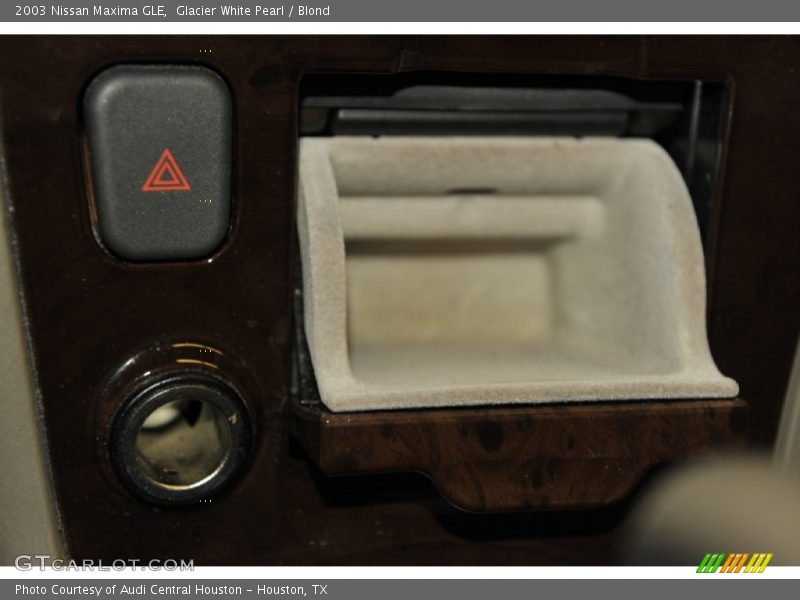 Glacier White Pearl / Blond 2003 Nissan Maxima GLE