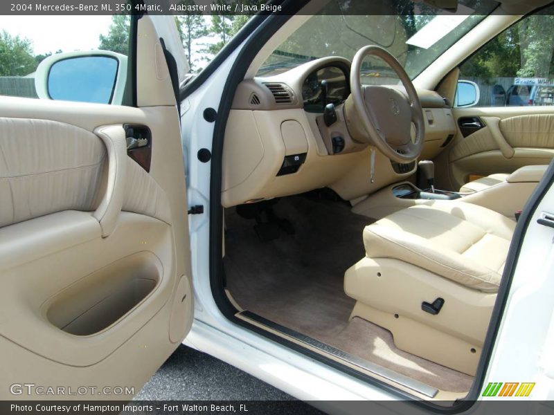 Alabaster White / Java Beige 2004 Mercedes-Benz ML 350 4Matic
