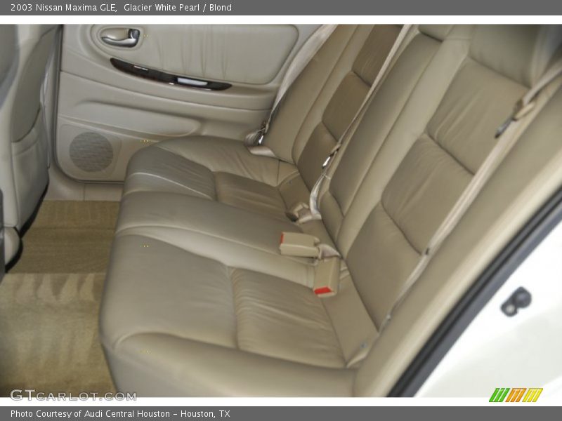 Glacier White Pearl / Blond 2003 Nissan Maxima GLE